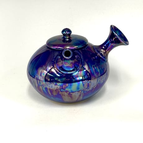 都築豊 Yutaka Tsuzuki 艶急須 横手 蒼玉（サファイア）ST0913