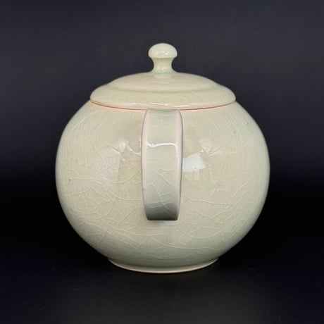 千葉光広 Mitsuhiro Chiba 灰釉  後手急須　ST0745