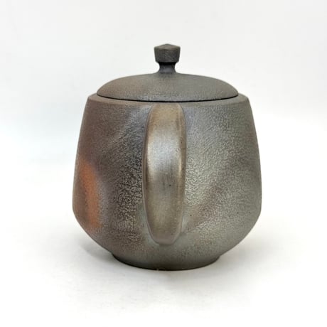 千葉光広 Mitsuhiro Chiba 窯変 鉄化粧 後手急須　ST1068