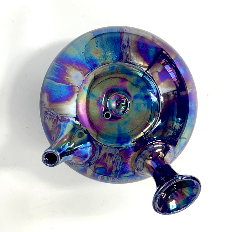 都築豊 Yutaka Tsuzuki 艶急須 横手 蒼玉（サファイア）ST0913 | TOK