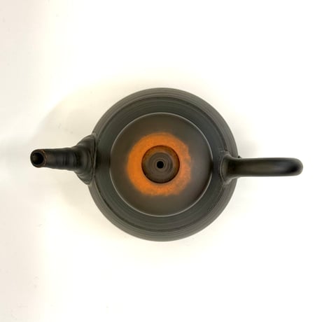村越風月 Fugetsu Murakoshi 窯変茶銚【日本煎茶工芸展入選作】 木箱入　ST0732