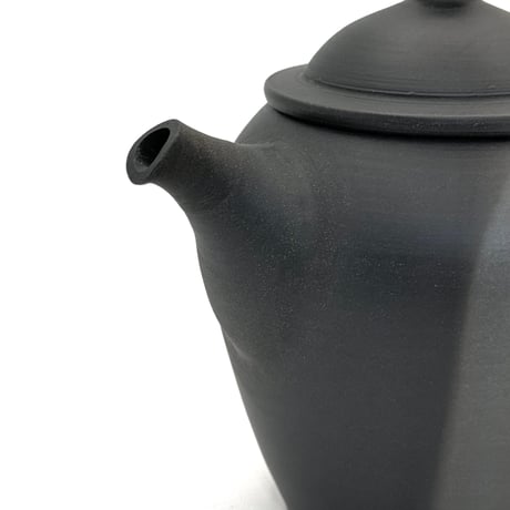 北條 Hokujo 朱泥窯変茶注 木箱入　ST0808