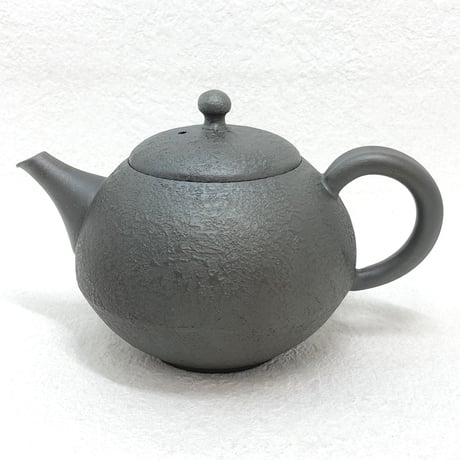 千葉光広 Mitsuhiro Chiba 鉄化粧 駒型 印籠蓋 後手急須　ST0511