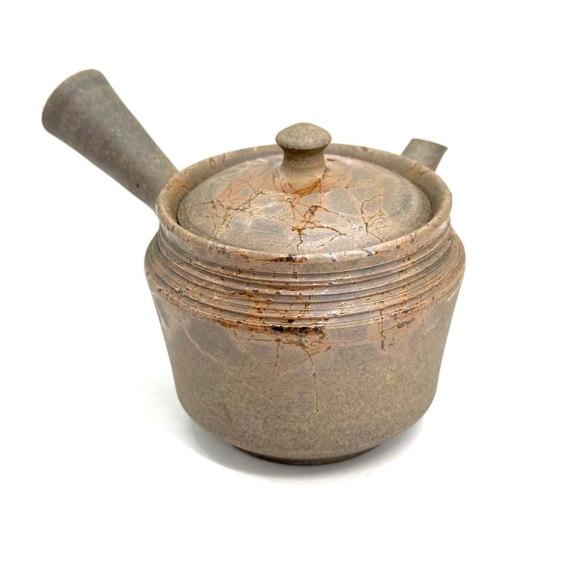 谷川仁 Hitoshi Tanikawa 炭化藻掛け 茶注 ST1005 | TOKONAME