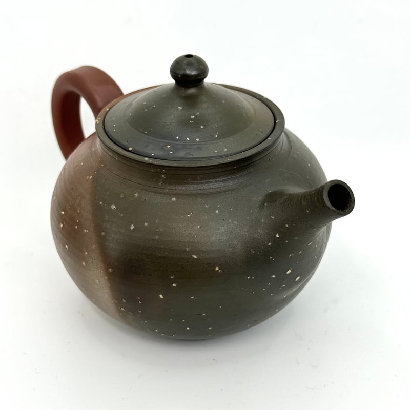 ￼堆朱　南瓜形　蓋物 北龍窯 朱泥丸型星印花急須 セラメッシュ（陶製茶こし