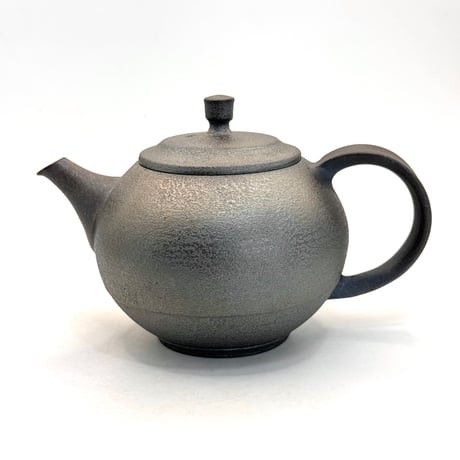 千葉光広 Mitsuhiro Chiba 鉄化粧 焼締 後手急須　ST1108