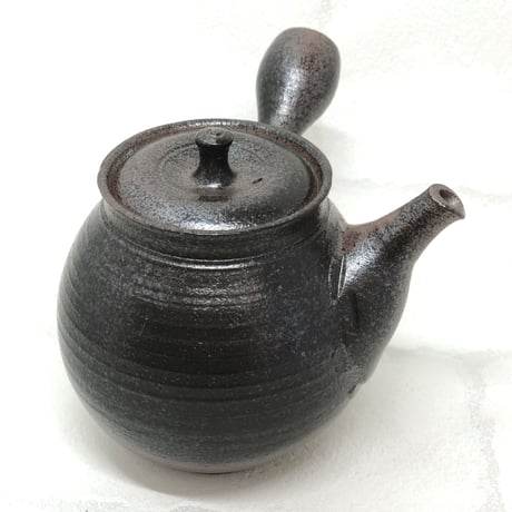 北條 Hokujo 黒窯変 茶注　ST0442