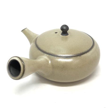千葉光広 Mitsuhiro Chiba チタン釉 平丸急須　ST0231