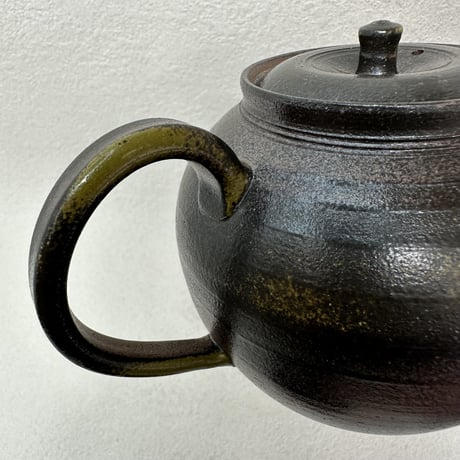 北條 Hokujo 黒窯変 茶注　ST0587