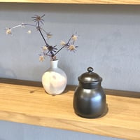 伊藤雅風 Gafu Ito 黒泥 茶心壷 　ST0339