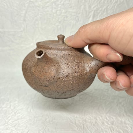 北條 Hokujo 焼き締め 南蛮 茶注 木箱入　ST0685