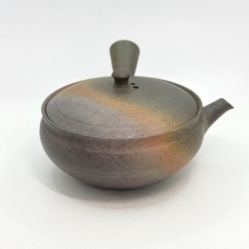 水野陽景 Yokei Mizuno 窯変焼締 平袋型小茶注 ST1128 | TOKONAM