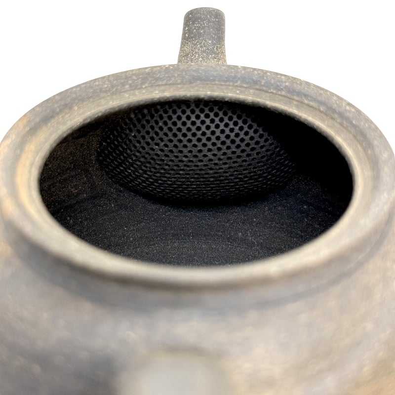 水野陽景 Yokei Mizuno 焼締窯変ポット（丸小） ST0728 | TOKONAM