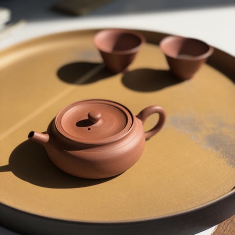 朱泥急須 民国時代 雲山呉製 （順根）