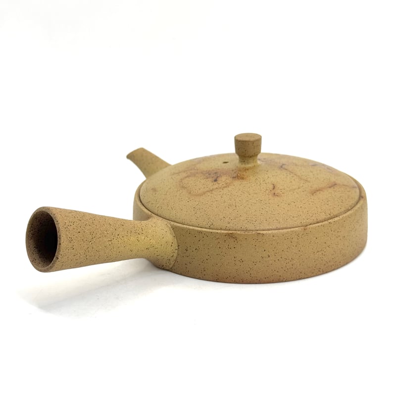 甚秋 伊藤成二 Jinshu Seiji Ito 極平急須黄藻掛け ST0994 |