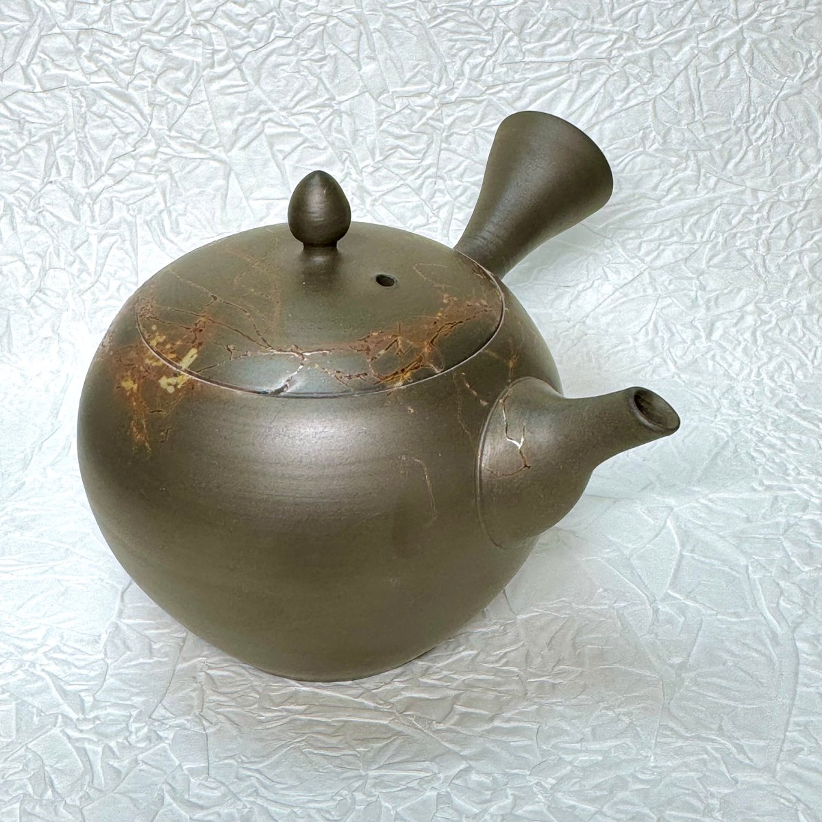 Noriyuki Furutani, Tenmoku Tea Bowl (fired in anagama kiln) - 油滴天目茶盌（穴窯焼成）  | Ippodo Gallery