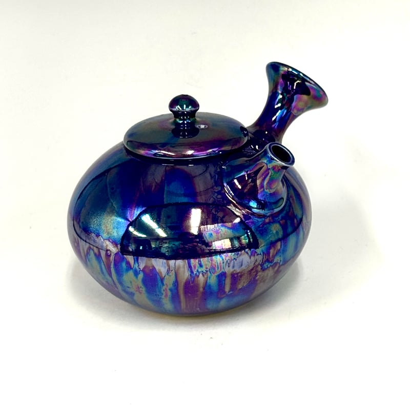 メル75346様　円能斎箱　飯後軒所持模　古銅龍耳付花入(七つの内) メル75346様 円能斎箱 飯後軒所持模 古銅龍耳付花入(七つの内) メル