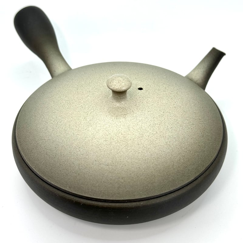 前川淳蔵 Junzo Maekawa 白ぼかし 極平急須 ST0730 | TOKONAME