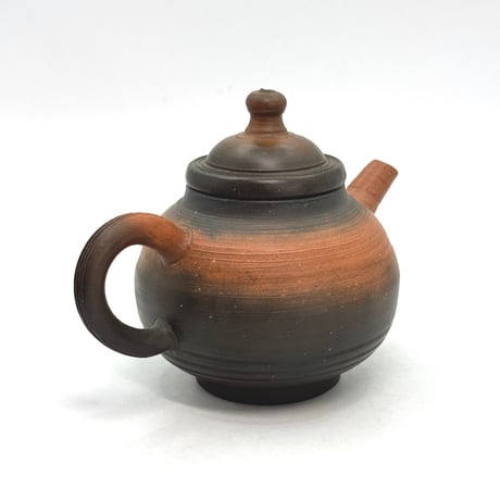 村越風月 Fugetsu Murakoshi 梨皮窯変 茶銚 木箱入　ST1135