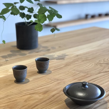 伊藤雅風 Gafu Ito 黒泥 打出紋 絞り出し　ST0260