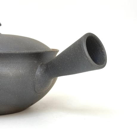 水野陽景 Yokei Mizuno  窯変 焼締 平袋 茶注 小　ST1017