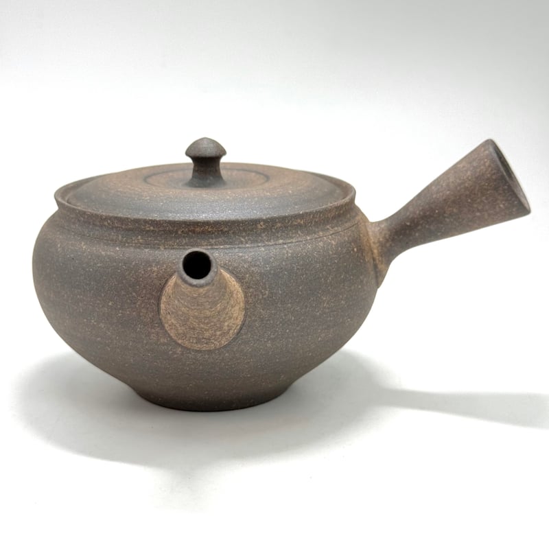 水野陽景 Yokei Mizuno 焼締梨皮手 袋鉄鉢 小茶注 ST0905 | TOKO