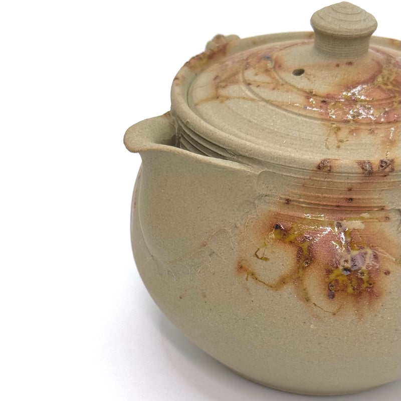 谷川仁 Hitoshi Tanikawa 白泥藻掛け 宝瓶 ST0850 | TOKONAM