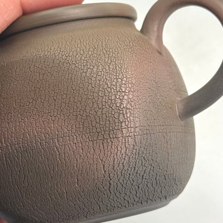 甚秋  伊藤成二  Jinshu  Seiji Ito  嵐絞り 後手茶壺　ST1129