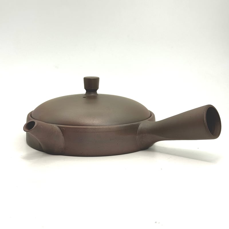 甚秋 伊藤成二 Jinshu Seiji Ito 窯変 極平急須 ST0966 |