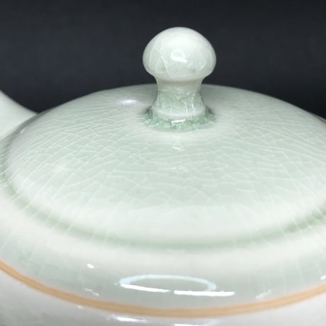 千葉光広 Mitsuhiro Chiba 灰釉  平丸急須　ST0552
