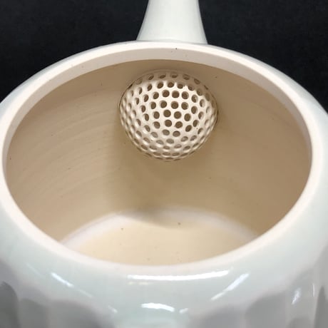 千葉光広 Mitsuhiro Chiba 透明釉 印籠蓋 しのぎ 後手急須　ST0186