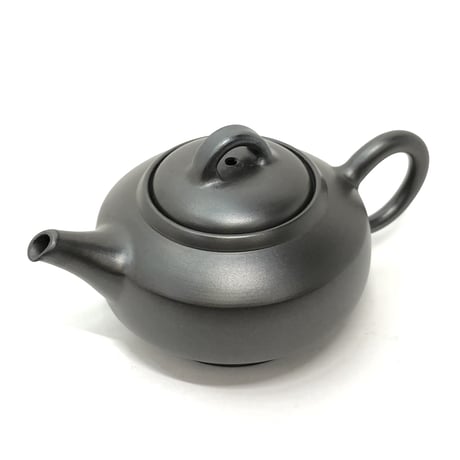伊藤雅風 Gafu Ito 黒泥 後手急須 　ST0337