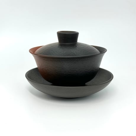 村田益規 Yoshiki Murata 窯変  蓋碗 皿付　ST0790