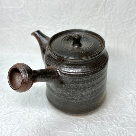 北條 Hokujo 黒窯変 茶注 木箱入　ST0686