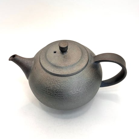 千葉光広 Mitsuhiro Chiba 鉄化粧 焼締 後手急須　ST1108