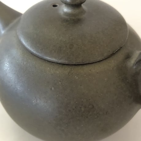 千葉光広 Mitsuhiro Chiba 黒 印籠蓋 後手急須　ST0027
