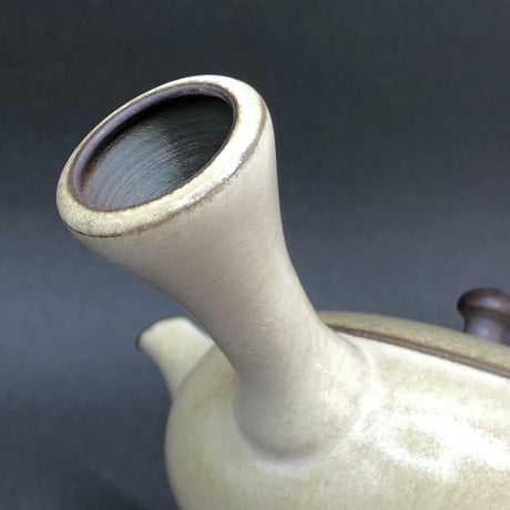 千葉光広 Mitsuhiro Chiba チタン釉  平丸急須　ST0551