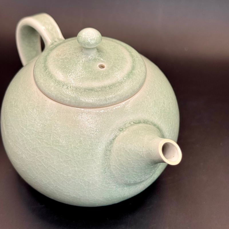 幕末-明治期 灰釉 橘形香合 幕末-明治期 灰釉 橘形香合 幕末-明治期 灰釉 橘形香合