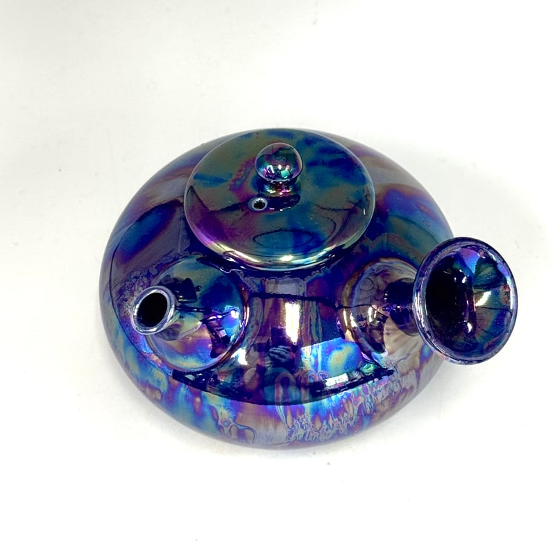 都築豊 Yutaka Tsuzuki 艶急須 横手 蒼玉（サファイア）ST0913 | TOK