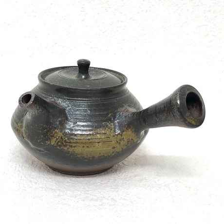 北條 Hokujo 黒窯変 茶注　ST0584