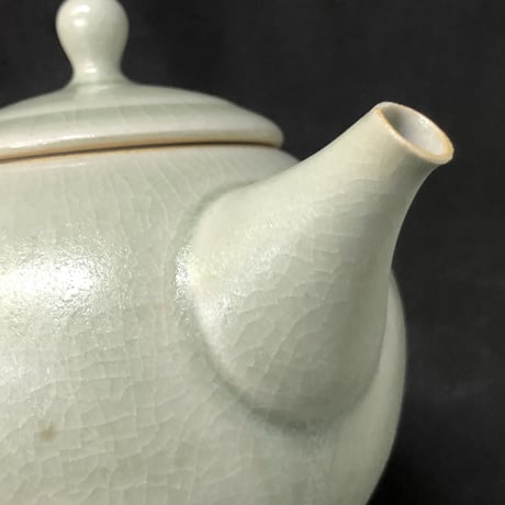 千葉光広 Mitsuhiro Chiba 灰釉 印籠蓋 後手急須　ST0187