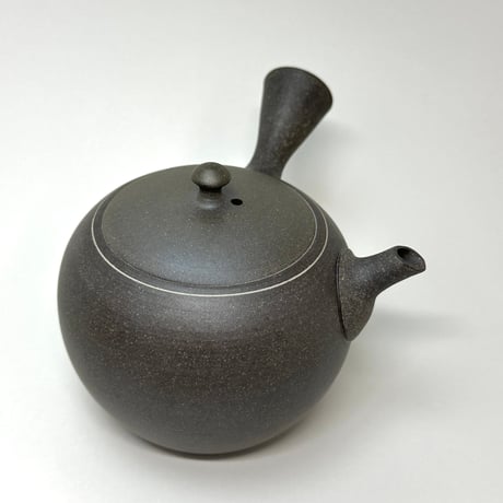 水野博司 Hiroshi Mizuno 焼き締め 象嵌 丸型 急須　ST0668