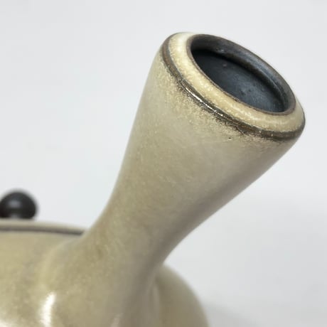 千葉光広 Mitsuhiro Chiba チタン釉 平丸急須　ST0231