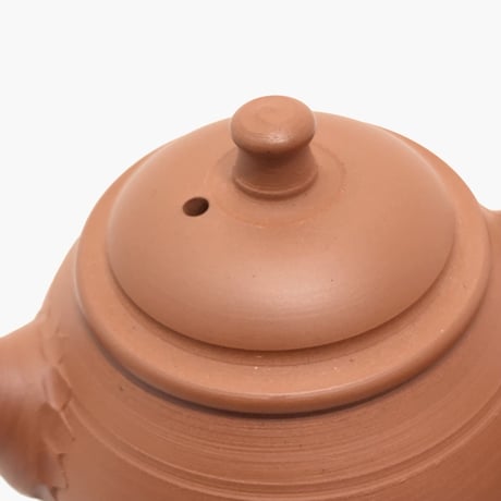 伊藤雅風 Gafu Ito 朱泥 印籠蓋 茶銚　ST0317