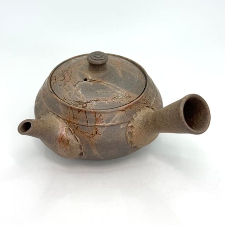 谷川仁 Hitoshi Tanikawa 炭化藻掛け 茶注　ST0965