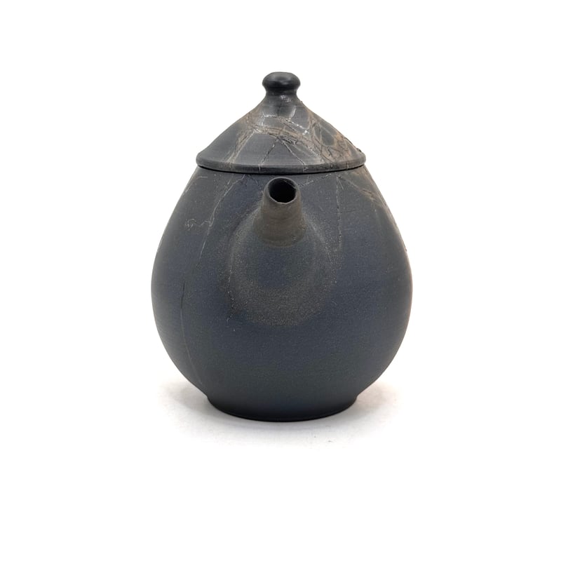 北條 Hokujo 朱泥 藻掛け窯変 後手 茶注 木箱入 ST0921 | TOKONAME