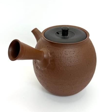 水野陽景 Yokei Mizuno  烏泥南蛮蓋黒茶注（長丸） ST0738