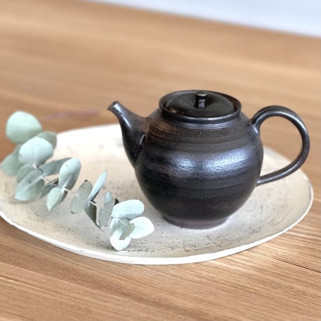 北條 Hokujo 黒窯変 茶注　ST0587