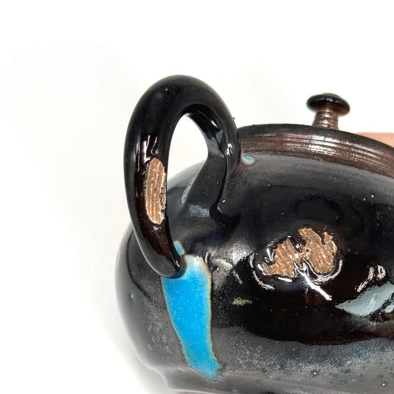 山田想 So Yamada 常滑 後手急須 木箱入 ST0860 | TOKONAME