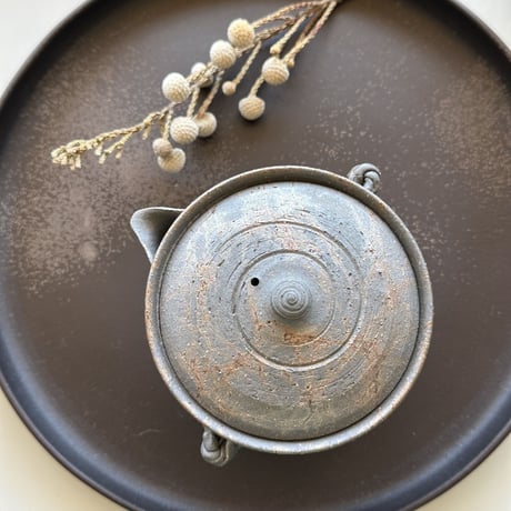 常滑焼　谷川仁作　藻かけ　絞り出し　宝瓶　急須　共箱　2点まとめて　MR6464 CATEGORY 谷川仁 Hitoshi Tanikawa | TOKONAME ISOBE